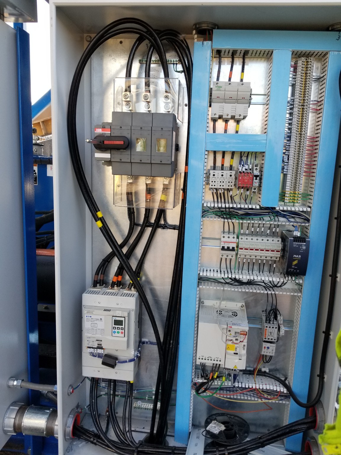 Drive and control equipment