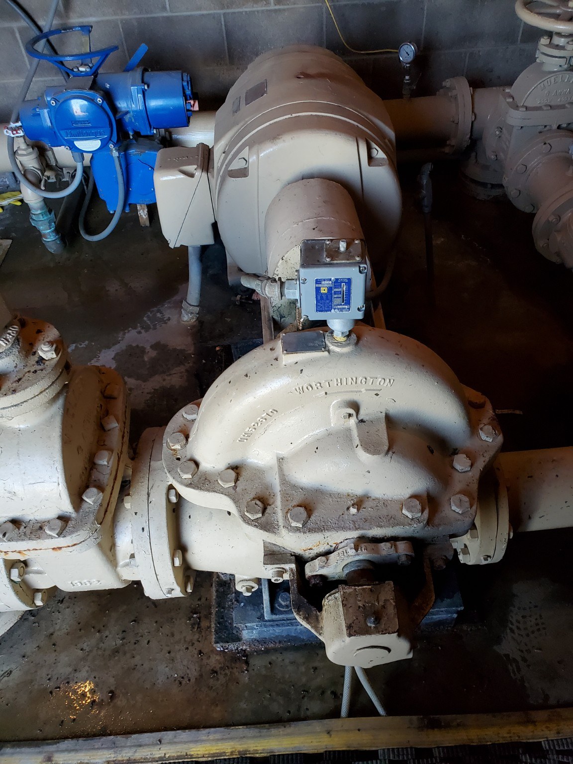 Installed pump equipment